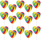 Gift Boutique Valentine swirl heart lollipops 40 pack in vibrant colors for gifting