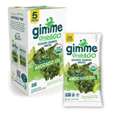 gimMe seaweed grab & go sea salt avocado oil snack for keto-friendly snacking