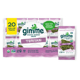 gimMe teriyaki seaweed snack pack with crispy on-the-go flavor