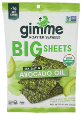 GimMe Seaweed Avocado Oil Sea Salt Shaker packaging shown for premium seasoning.