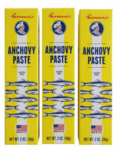 Giovanni's Anchovy Paste 2oz tube pack of 3, seed-oil-free for clean flavor