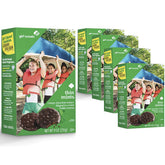 Girl Scout Thin Mints packaging close-up highlighting premium mint chocolate flavor for snacking.