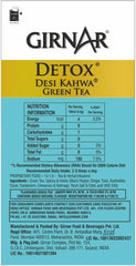 GIRNAR Detox Green Tea foil-wrapped tea bags ready to steep.