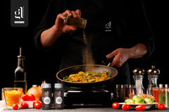 GL Truffle Gourmet Line label closeup highlights premium truffle blend quality