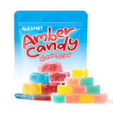 GLEAMETT Gem Crystal Amber Candy packaging shines like a gem, ideal for gifting.