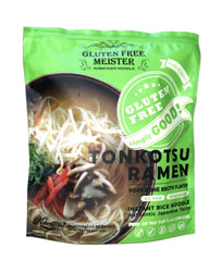 Gluten Free Meister Miso ramen noodles, vegan option, quick delicious bowls