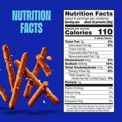 Glutino Pretzel Sticks delivers a crisp bite with classic flavor