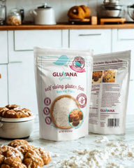 Gluvana measuring spoons with flour for precise results