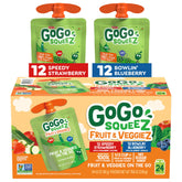 GoGo squeeZ Speedy Strawberry pouch for on-the-go kids' snacking.