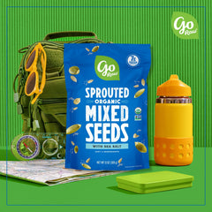 Go Raw resealable pouch preserves freshness and flavor.