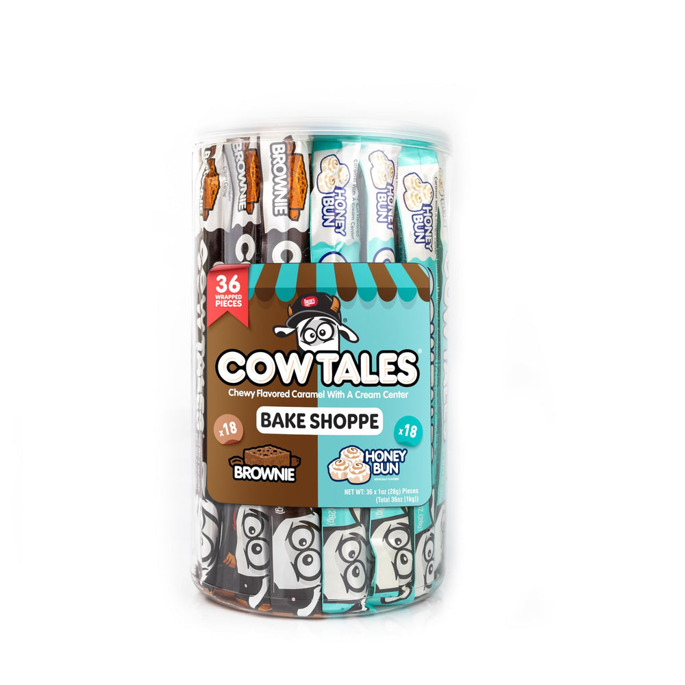 Goetze's Cow Tales Honey Bun Canister, nostalgic treat perfect for sharing