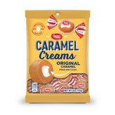 Goetze's Vanilla Caramel Creams package highlights fresh-from-factory candy ideal for sharing.
