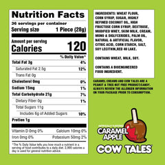 Goetze's Cow Tales creamy center close-up showing real dairy flavor.