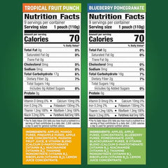 GoGo squeeZ Active Energy Release real fruit blend pouch featuring apple and mango.
