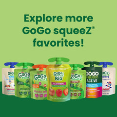 GoGo squeeZ pouch frozen for a quick cooling snack