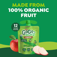 GoGo squeeZ recloseable cap pouch for mess-free lunchbox snacking