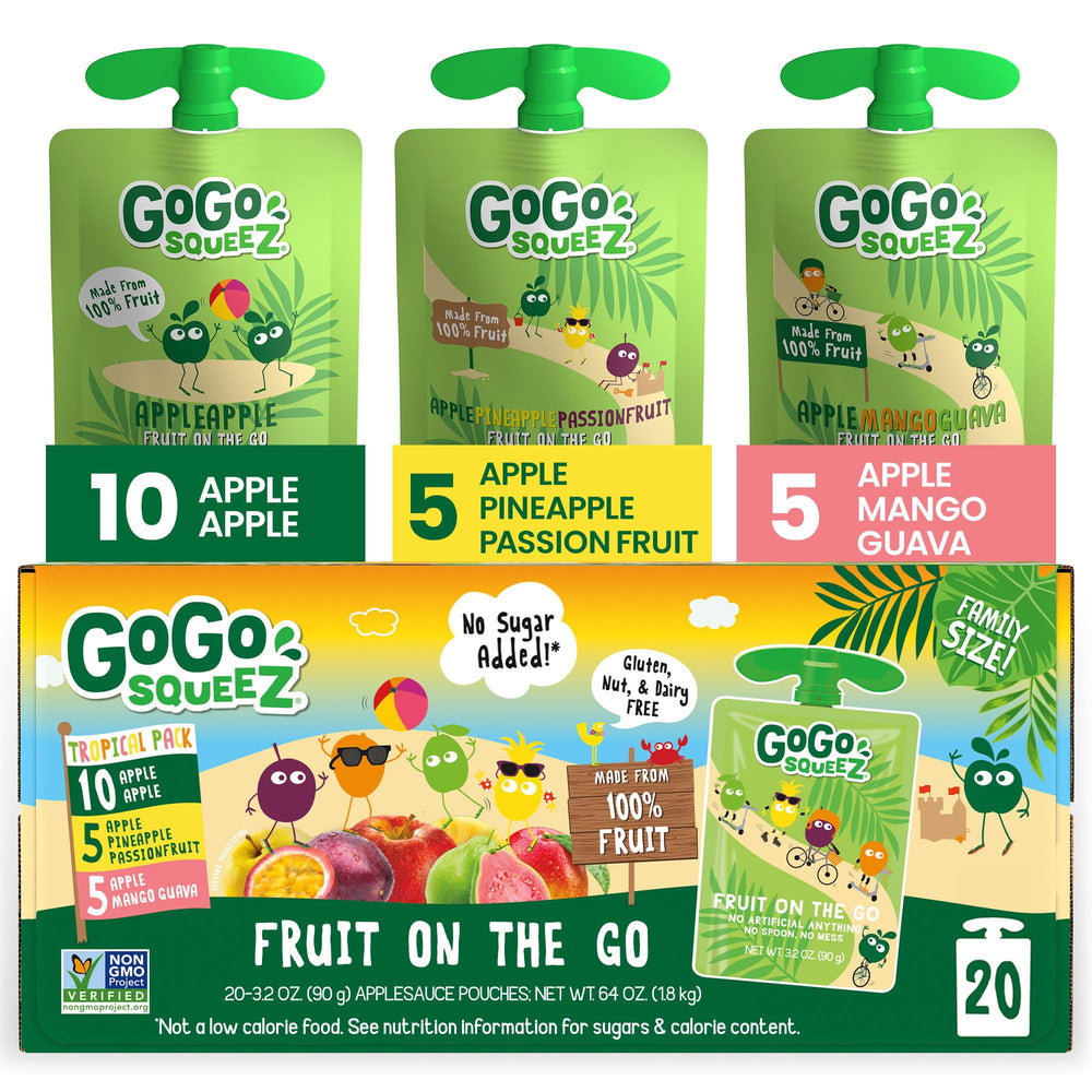 GoGo squeeZ Apple Apple pouch for a mess-free kids snack