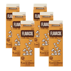 Gold Medal Flavacol popcorn salt six-pack pack-shot for even seasoning.