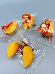 Golden Bowl fortune cookies unwrapped reveal crisp texture and warm aroma