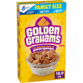 Golden Grahams breakfast bowl with milk highlighting graham cracker flavor for a quick start