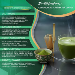 Re-sealable pouch preserves Golden Herbs Matcha freshness for daily use