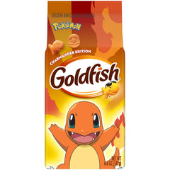 Goldfish Charmander edition front packaging showing branding and characters