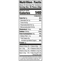 Goldfish crackers ingredients close-up highlighting real cheese.