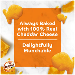 Goldfish Colors Cheddar crackers served with soup for quick add-in