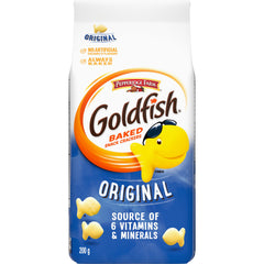 Goldfish front packaging showing Pepperidge Farm logo and 200g label for brand assurance