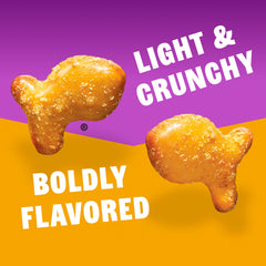 Goldfish Honey Mustard Pretzels close-up highlighting bold seasoning and crisp texture.