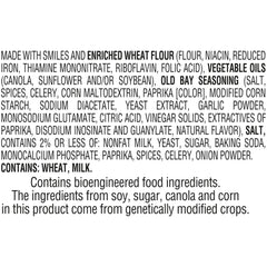 detailed view of spice coating on Goldfish crackers highlighting savory appeal by Goldfish