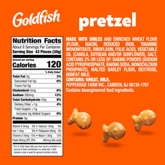Close-up of Goldfish Pretzel Crackers crunch highlighting a crispy texture.