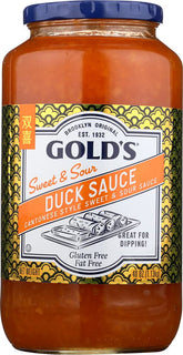 Gold's Duck Sweet & Sour bottle glazing duck for a glossy finish.