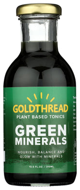 Goldthread Water Tonic Green Minerals bottle pour adds refreshing mineral notes