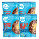 The Good Bean Heat and Eat pouch with black soybeans in chili, protein-rich ready meal.