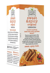 Good Earth Tea Co. Sweet & Spicy tea bags in box for quick, easy brews