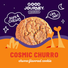 Good Journey Soft Churro Cookies bite-size, ideal for snacks.