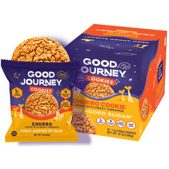 Good Journey Soft Churro Cookies pack, a keto-friendly snack option.