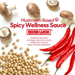 GOOD LUCK Chili oil with garlic highlights savory crunch in dishes
