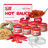 GOOD LUCK Mushroom Hot Sauce bottle boosts flavor in every bite