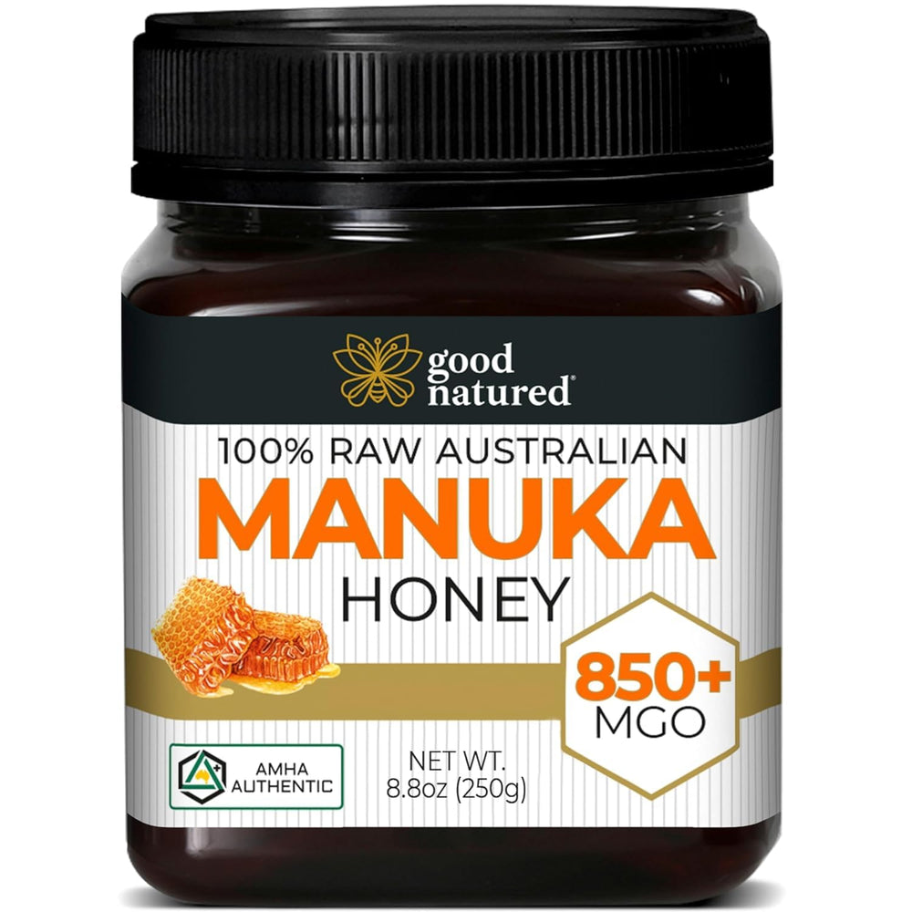 Good Natured Manuka honey bottle cap shows premium quality for daily use