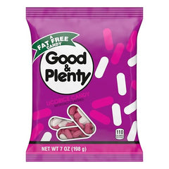 Soft, chewy Good & Plenty licorice texture inviting a nostalgic bite