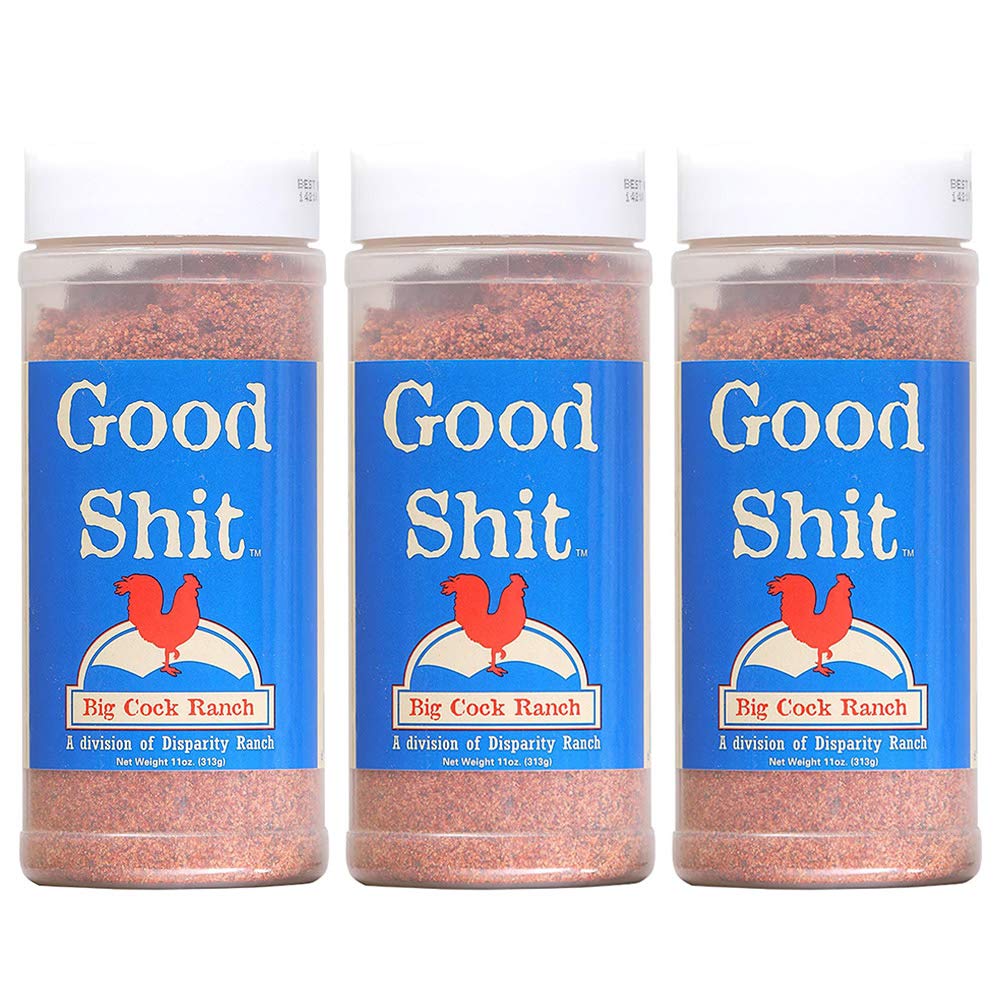 Shit Load Good Shit Seasoning pack 3 tin front enhances flavor.