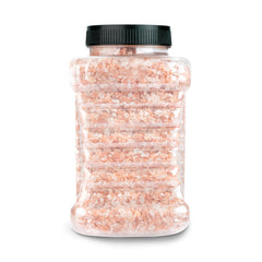 Himalayan pink salt crystals suited for canning and preserving.