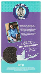 Goodie Girl Cookies Ds Chocolate Creme cookie crumble detail on a clean surface