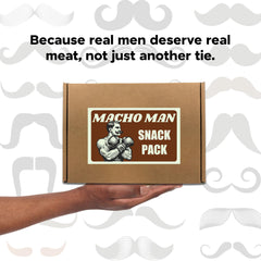 Non-nitrate jerky in Macho Man pack highlighting cleaner snacking option