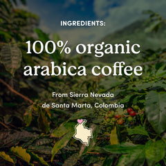Goodsam Colombian Sierra Nevada single-origin farm harvest image highlighting altitude and flavor.
