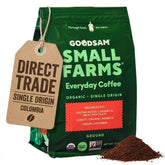 Goodsam Everyday Medium Roast coffee bag, front view, balanced chocolate and caramel notes.