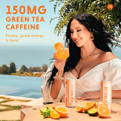 GORGIE Orange Twist bottle pour demonstrates refreshing citrus sparkle.