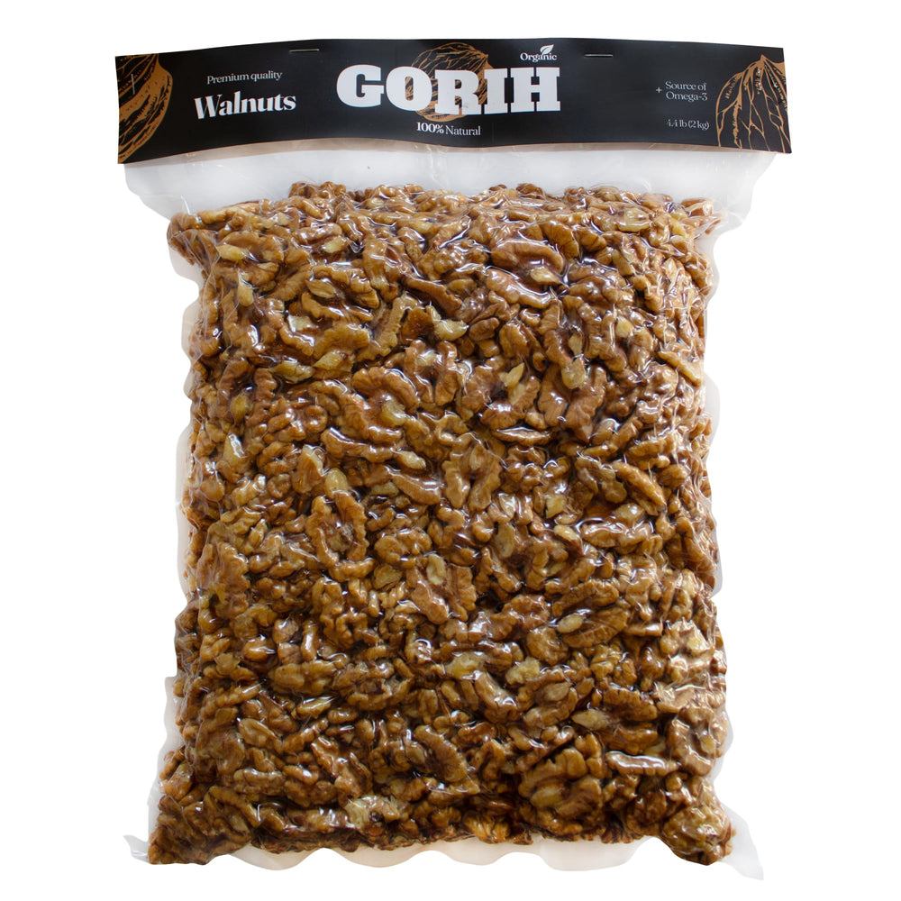 GORIH Walnuts halves and pieces 70oz package ready for baking and topping